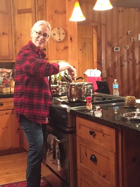 I always make a big pot of chili to welcome the family on their first night.